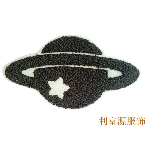 毛巾绣、毛巾绣花章、贴布毛巾绣、毛线绣花